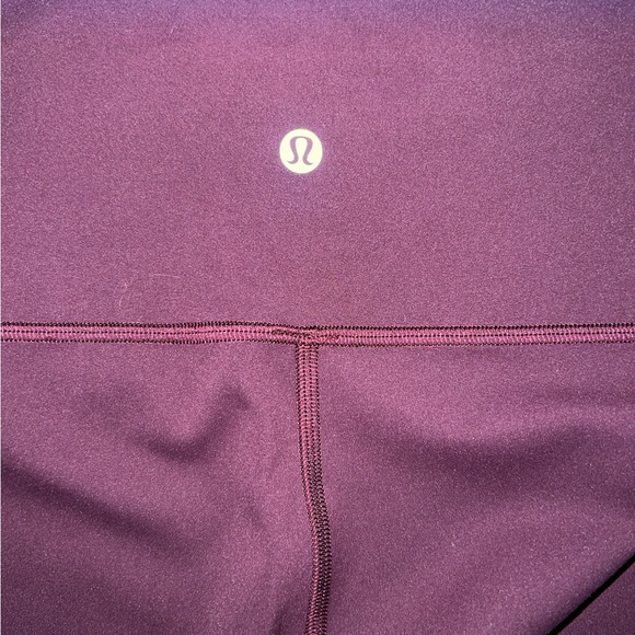Lululemon Wunder Train High-Rise Tight Cassis (burgundy) size 16 RLT3-7 - Picture 2 of 6